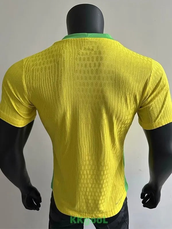 Brazil Home Player Version Soccer 25-26