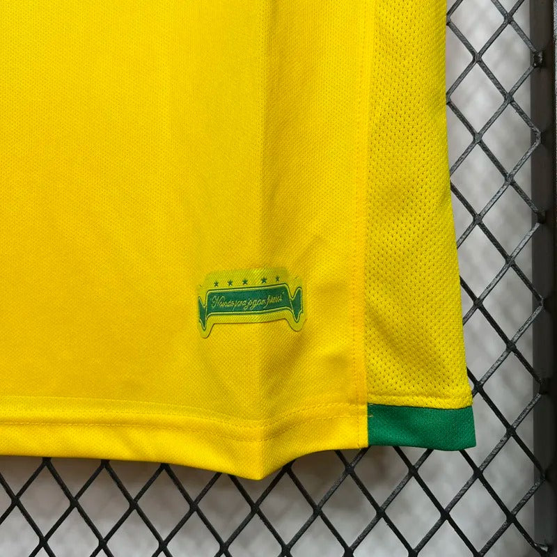 Brazil Home Retro Soccer 2006