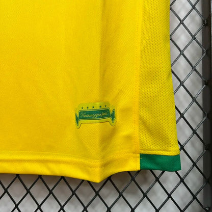 Brazil Home Retro Soccer 2006