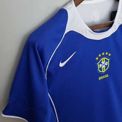 Brazil Away Retro Soccer 2004