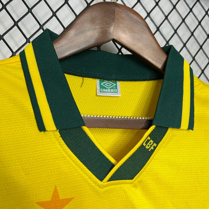 Brazil Home Yellow Retro Soccer 1993-1994