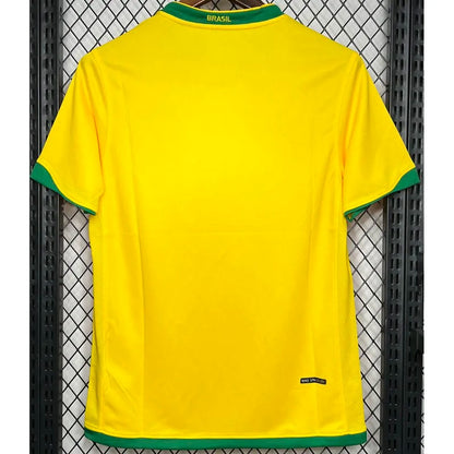 Brazil Home Retro Soccer 2006