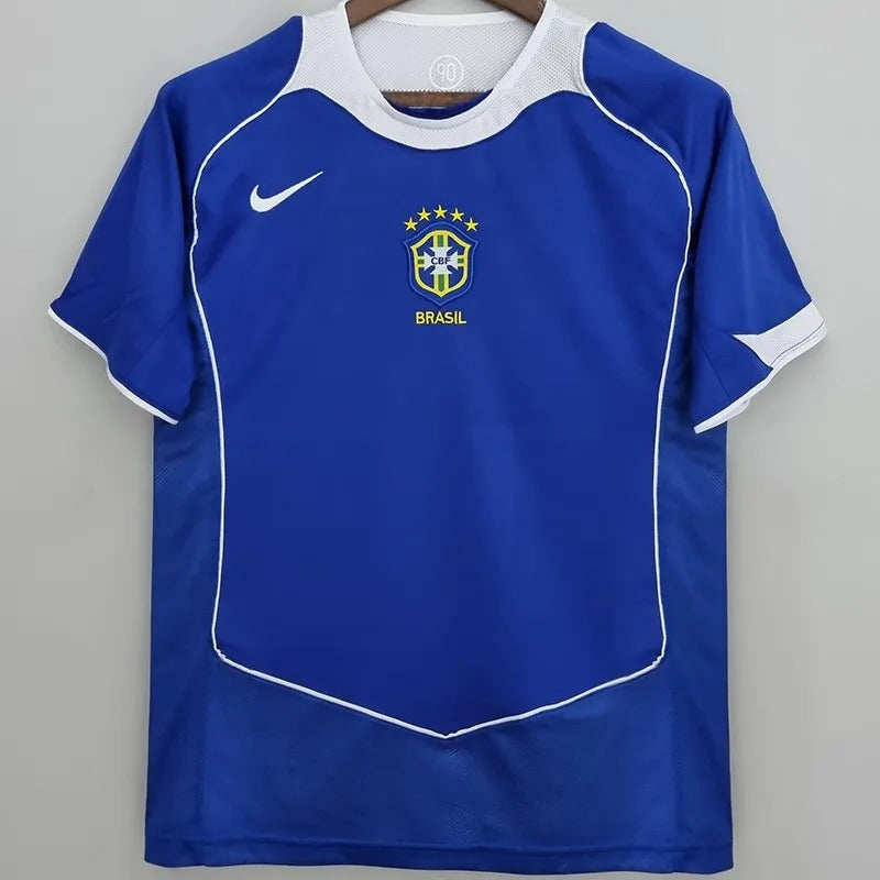 Brazil Away Retro Soccer 2004