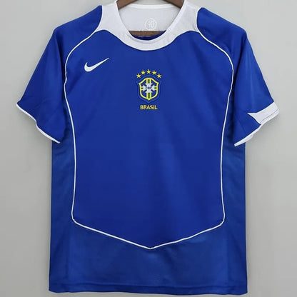 Brazil Away Retro Soccer 2004