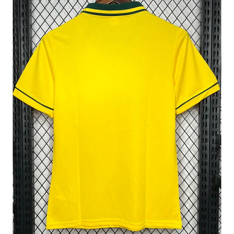 Brazil Home Yellow Retro Soccer 1993-1994