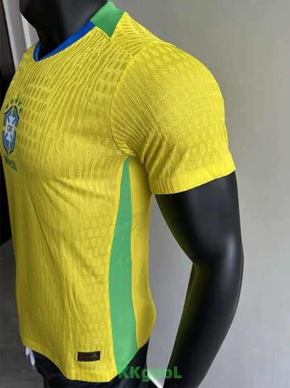 Brazil Home Player Version Soccer 25-26